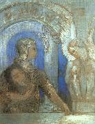 Odilon Redon Mystical Knight oil on canvas